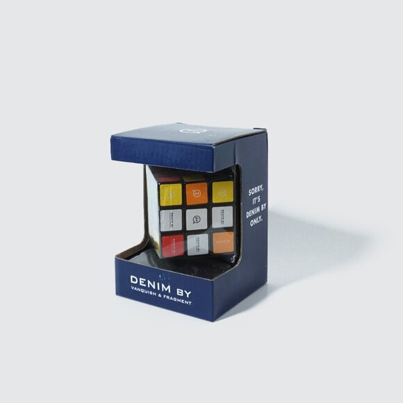 DENIM BY VANQUISH & FRAGMENT RUBIKS CUBE/ Rare/ Collectible toy - Picture 1 of 5